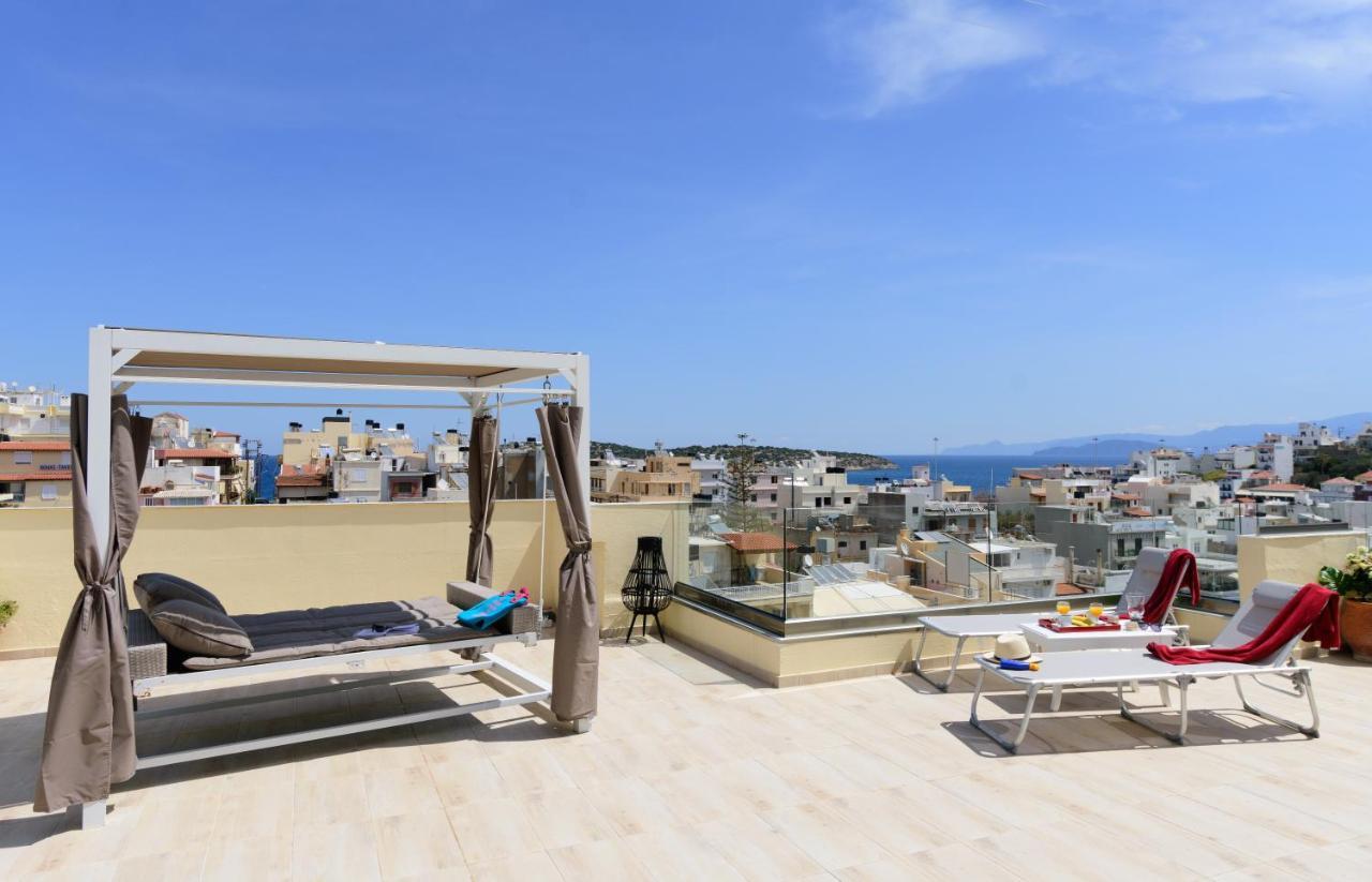 Luxury Lake View Center House Agios Nikolaos  Bagian luar foto